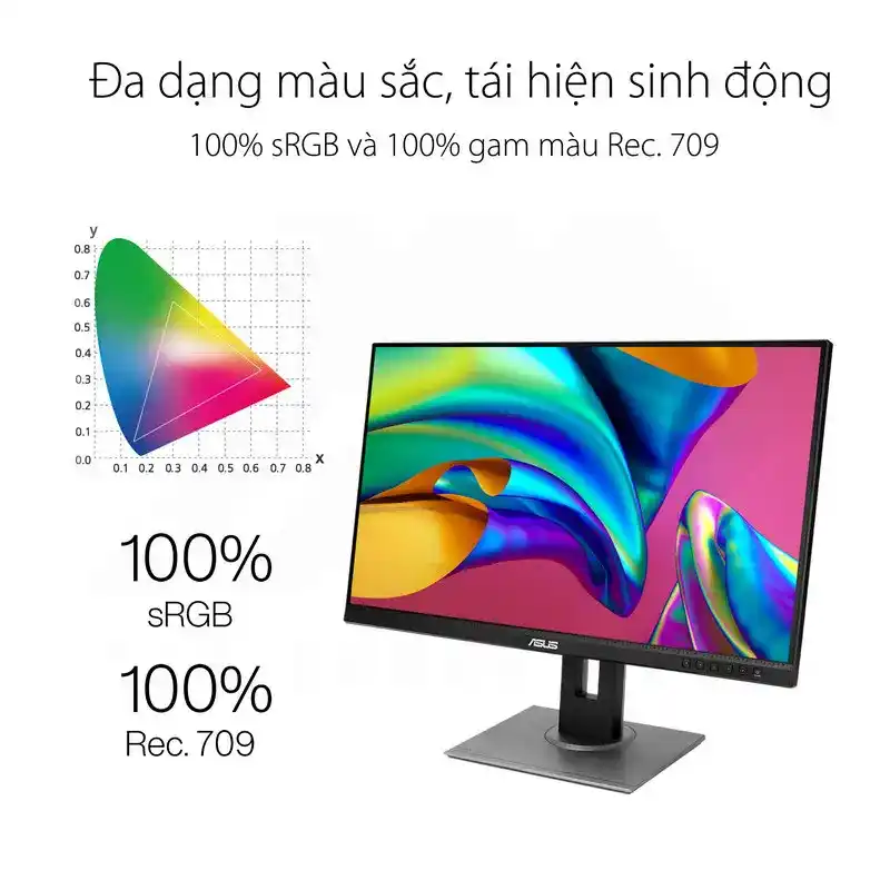 ASUS ProArt PA278QV Professional Monitor - 27 inch, 2K WQHD, IPS, 100% sRGB 3 ASUS ProArt PA278QV Professional Monitor - 27 inch, 2K WQHD, IPS, 100% sRGB - Ảnh 3