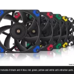 Noctua NF-A12x15 PWM chromax.black.swap Fan - 1x120mm 6 Noctua NF A12x15 PWM chromax.black .swap Fan 3