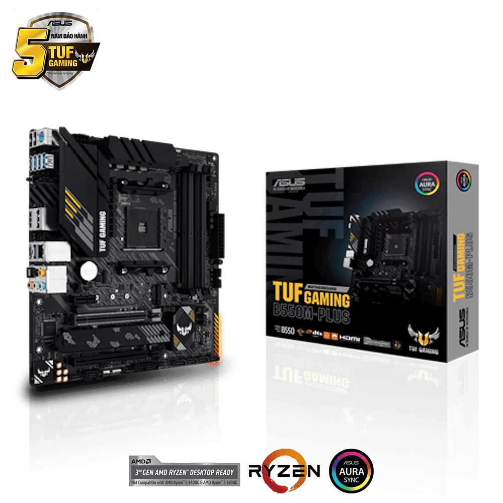 ASUS TUF GAMING B550M-PLUS Mainboard 1 ASUS TUF GAMING B550M-PLUS Mainboard