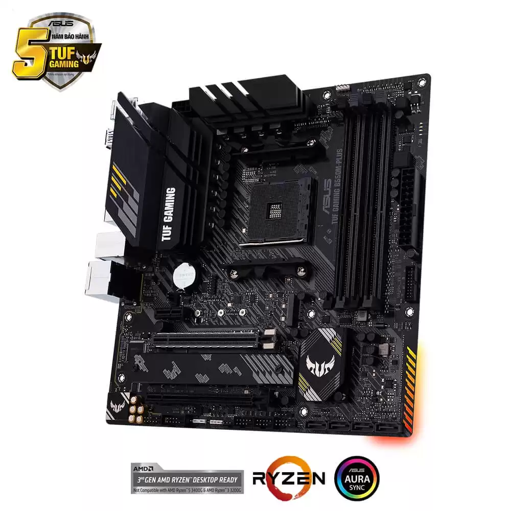 ASUS TUF GAMING B550M-PLUS Mainboard 5 ASUS TUF GAMING B550M-PLUS Mainboard - Ảnh 5