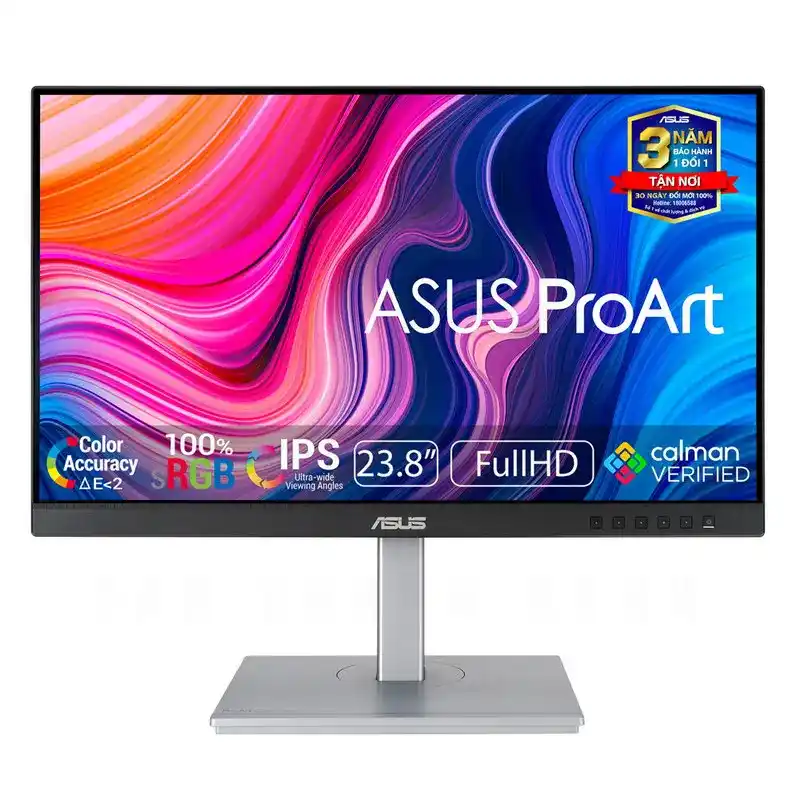 ASUS ProArt PA247CV Professional Monitor - 24 inch, FHD, IPS, 100% sRGB, Color Accuracy ΔE < 2, USB-C, DisplayPort Daisy-chaining 1 ASUS ProArt PA247CV Professional Monitor - 24 inch, FHD, IPS, 100% sRGB, Color Accuracy ΔE < 2, USB-C, DisplayPort Daisy-chaining