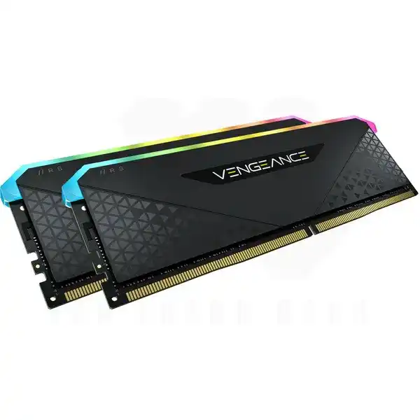 CORSAIR VENGEANCE RGB RS 32GB Memory Kit - Black, 32GB (2x16GB) DDR4, 3600MHz CL18 (CMG32GX4M2D3600C18)
