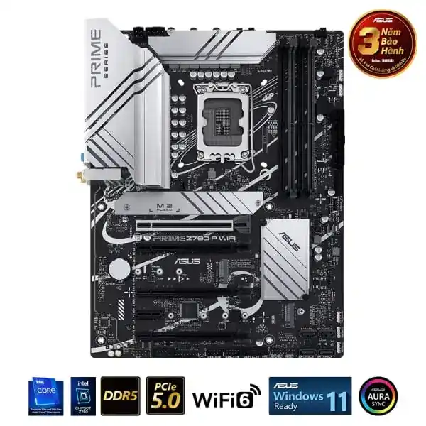 ASUS PRIME Z790-P WIFI-CSM Mainboard 3 ASUS PRIME Z790-P WIFI-CSM Mainboard - Ảnh 3