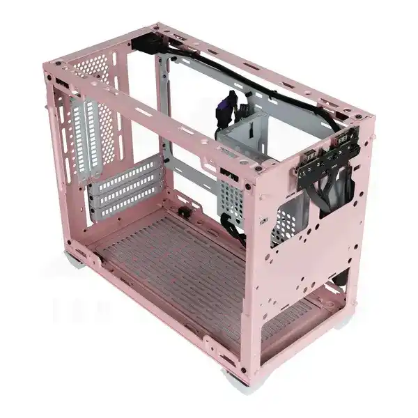 Cooler Master MasterBox NR200P Color Case - Flamingo Pink, SFF, Tempered Glass 3 Cooler Master MasterBox NR200P Color Case - Flamingo Pink, SFF, Tempered Glass - Ảnh 3