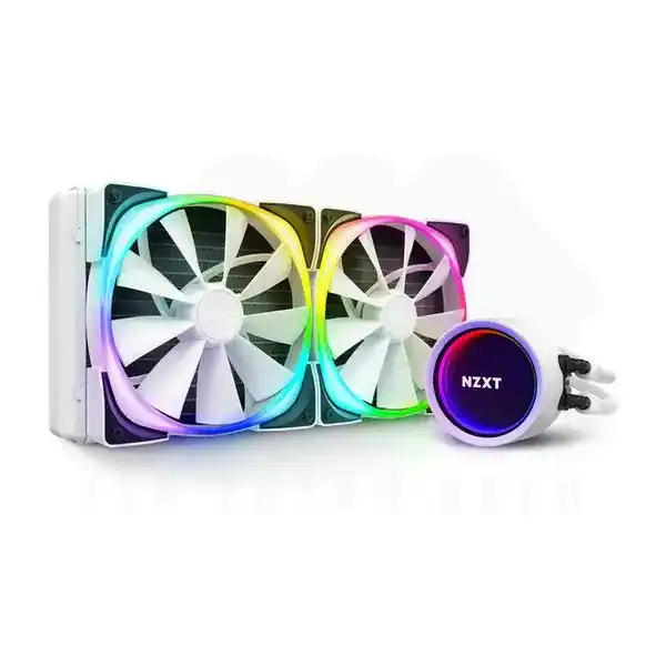 NZXT Kraken X63 RGB Liquid Cooler - Matte White, 280mm Radiator, Dual RGB Fan 1 NZXT Kraken X63 RGB Liquid Cooler - Matte White, 280mm Radiator, Dual RGB Fan