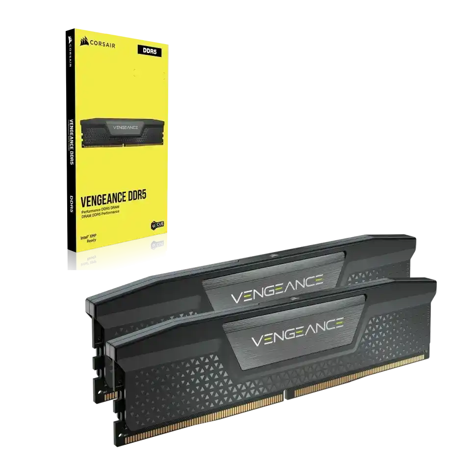 CORSAIR Vengeance 64GB Memory Kit - Black, 64GB (2x32GB) DDR5, 5200MHz, CL40 (CMK64GX5M2B5200C40) 3 CORSAIR Vengeance 64GB Memory Kit - Black, 64GB (2x32GB) DDR5, 5200MHz, CL40 (CMK64GX5M2B5200C40) - Ảnh 3
