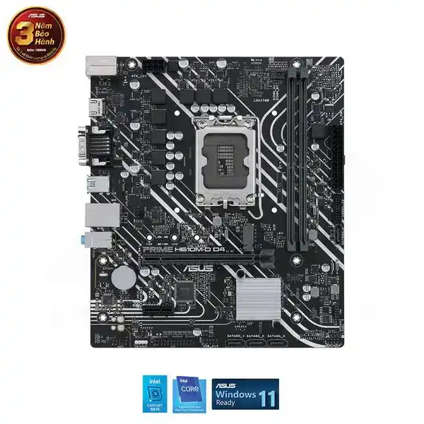ASUS PRIME H610M-D D4 Mainboard 2 ASUS PRIME H610M-D D4 Mainboard - Ảnh 2