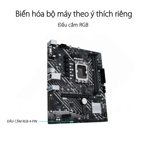 ASUS PRIME H610M-E D4 Mainboard 2 ASUS PRIME H610M-E D4 Mainboard - Ảnh 2