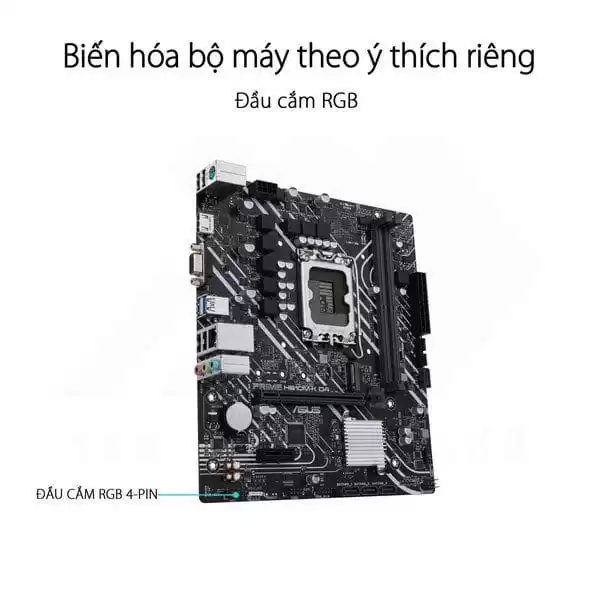 ASUS PRIME H610M-K D4 Mainboard 2 ASUS PRIME H610M-K D4 Mainboard - Ảnh 2