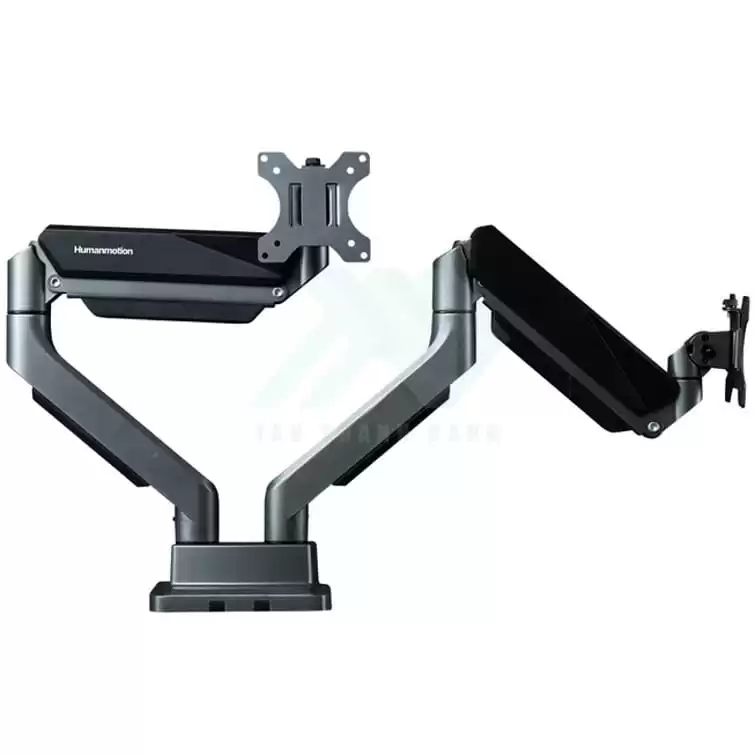 Human Motion T9-2 Monitor Stand - Grey 1 Human Motion T9-2 Monitor Stand - Grey