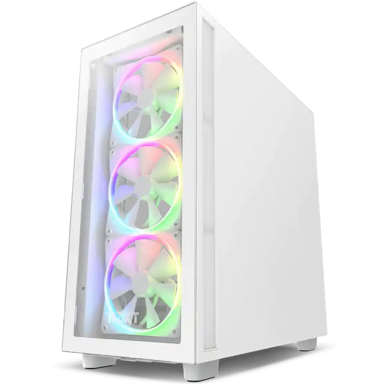 NZXT H7 Elite White Case - Mattle White 1 NZXT H7 Elite White Case - Mattle White