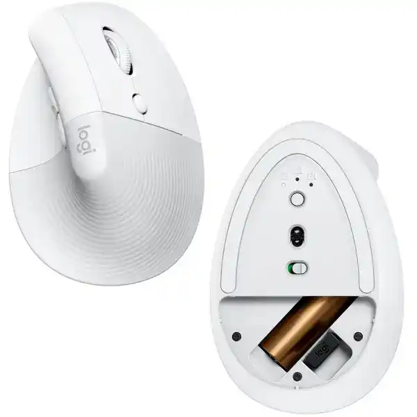 Logitech Lift Vertical Ergonomic Mouse - Off White 6 Logitech Lift Vertical Ergonomic Mouse - Off White - Ảnh 6