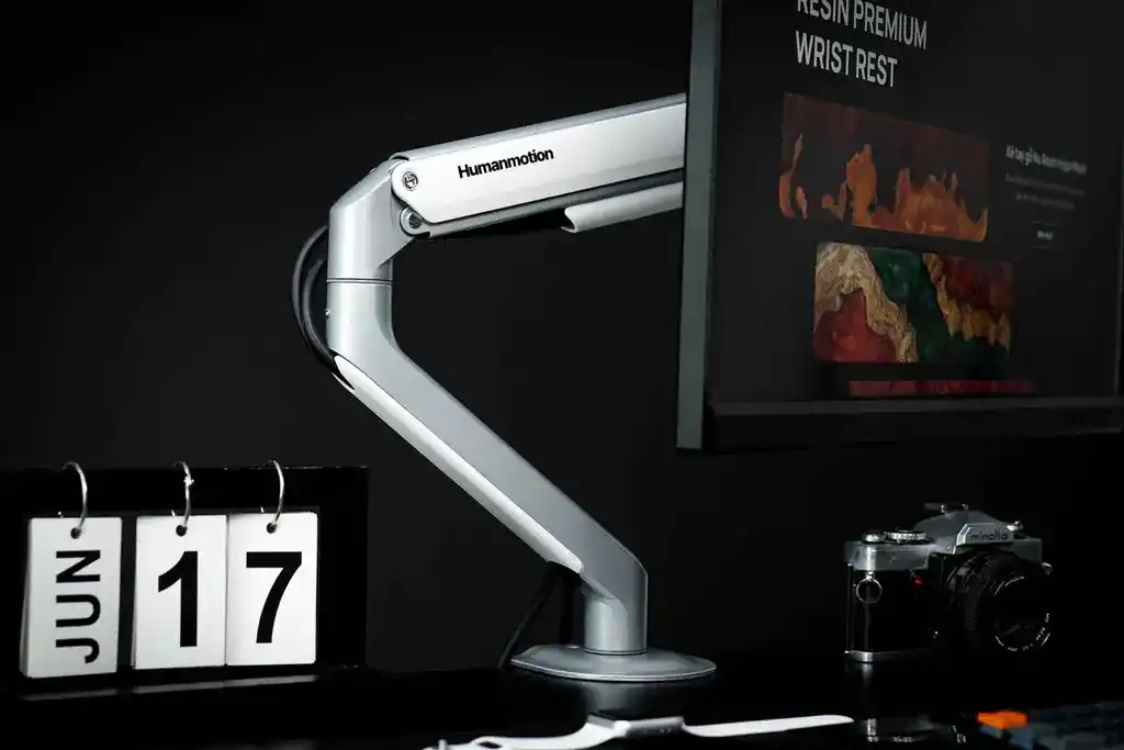 Human Motion T6 Pro Monitor Stand - White 3 Human Motion T6 Pro Monitor Stand - White - Ảnh 3