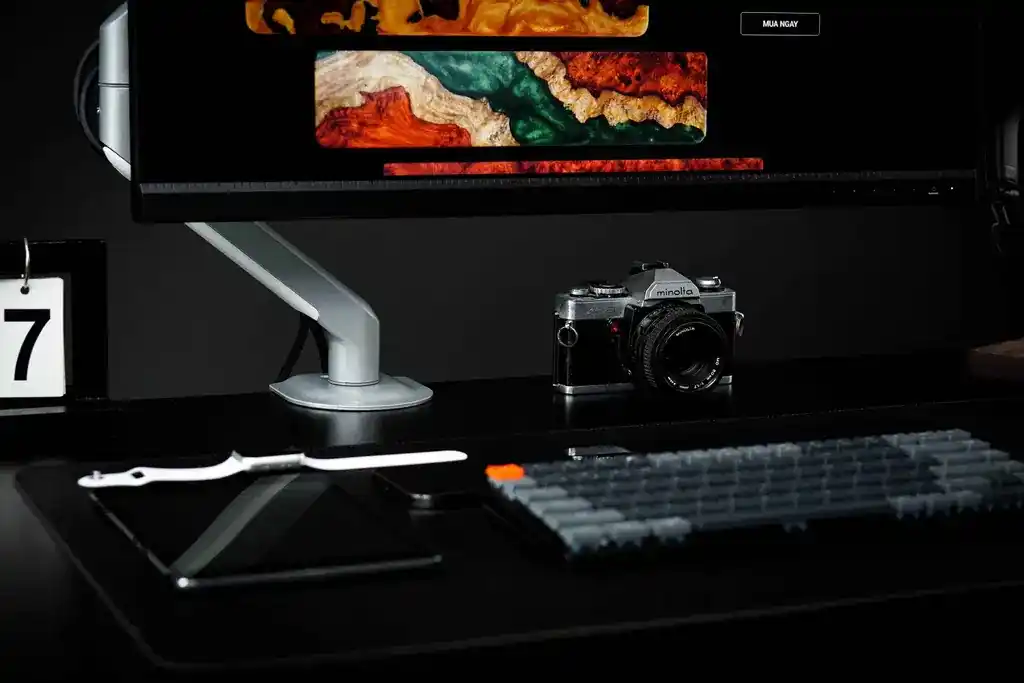 Human Motion T6 Pro Monitor Stand - White 4 Human Motion T6 Pro Monitor Stand - White - Ảnh 4