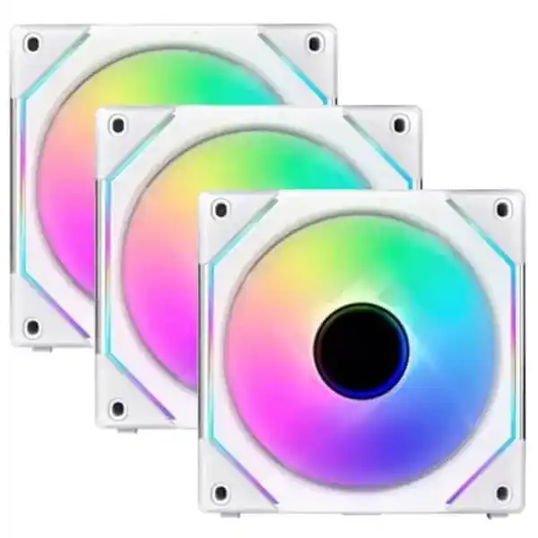 Lian Li UNI Fan SL-INF 120 Triple Black Fan (UF-SLIN120-3B) - 3x120mm, Daisy-Chain, Fan Hub Controller 3 Lian Li UNI Fan SL-INF 120 Triple Black Fan (UF-SLIN120-3B) - 3x120mm, Daisy-Chain, Fan Hub Controller - Ảnh 3