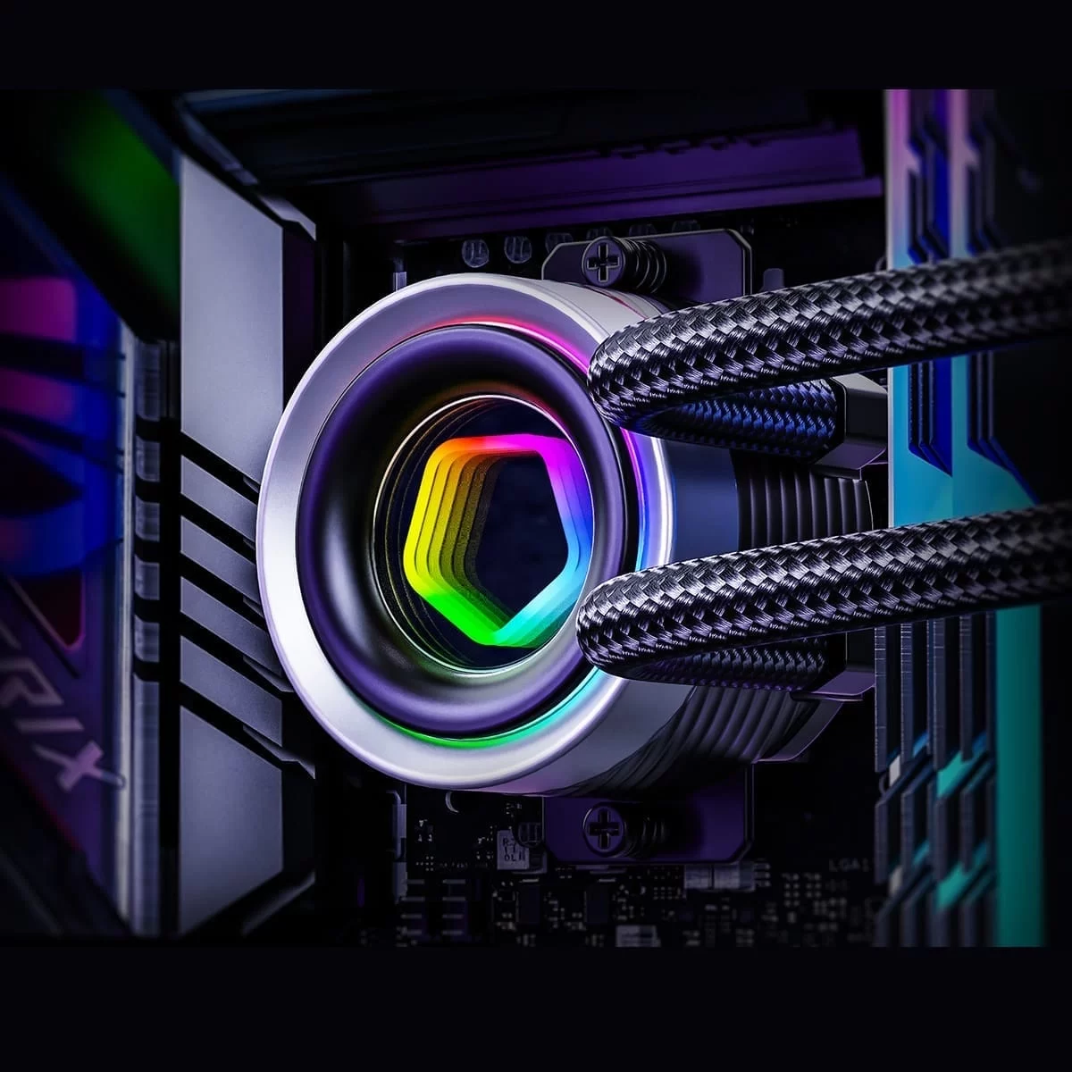 ID-COOLING FX360 INF AIO Water Cooling - Black, 3x 120mm fans (AS-120) includes Cooler 5 ID-COOLING FX360 INF AIO Water Cooling - Black, 3x 120mm fans (AS-120) includes Cooler - Ảnh 5