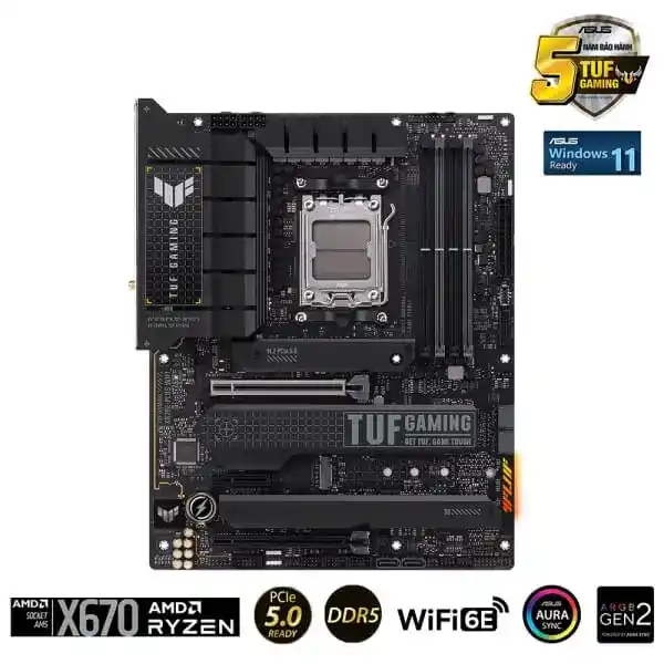ASUS TUF GAMING X670E-PLUS WIFI Mainboard 3 ASUS TUF GAMING X670E-PLUS WIFI Mainboard - Ảnh 3