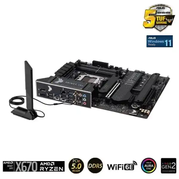 ASUS TUF GAMING X670E-PLUS WIFI Mainboard 6 ASUS TUF GAMING X670E-PLUS WIFI Mainboard - Ảnh 6