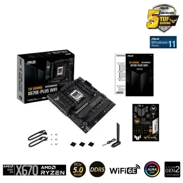 ASUS TUF GAMING X670E-PLUS WIFI Mainboard 7 ASUS TUF GAMING X670E-PLUS WIFI Mainboard - Ảnh 7