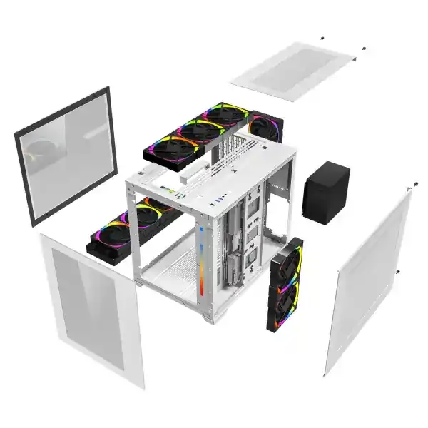 1STPLAYER SP7 WHITE Case 2 1STPLAYER SP7 WHITE Case - Ảnh 2
