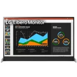 LG 27BQ70QC-S Libero Monitor - 27 inch QHD (2560x1440), IPS 16:9, HDR10, USB Type-C 65W, Webcam