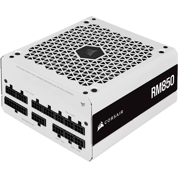 CORSAIR RM Series RM850 White PSU - 850W 80 Plus Gold Fully Modular 1 CORSAIR RM Series RM850 White PSU - 850W 80 Plus Gold Fully Modular
