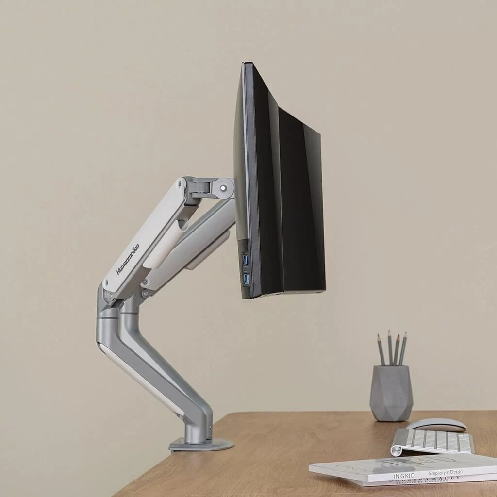 Human Motion T6 Pro Dual Monitor Stand - Black 9 Human Motion T6 Pro Dual Monitor Stand - Black - Ảnh 9
