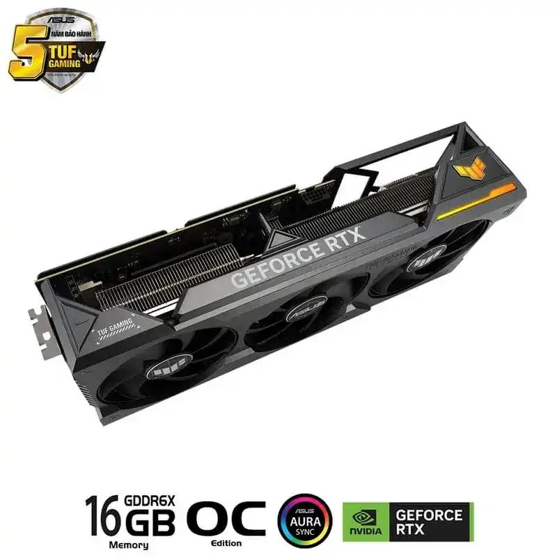 ASUS TUF Gaming GeForce RTX 4080 SUPER 16GB GDDR6X OC Edition (TUF-RTX4080S-O16G-GAMING) Graphics Card 6 ASUS TUF Gaming GeForce RTX 4080 SUPER 16GB GDDR6X OC Edition (TUF-RTX4080S-O16G-GAMING) Graphics Card - Ảnh 6