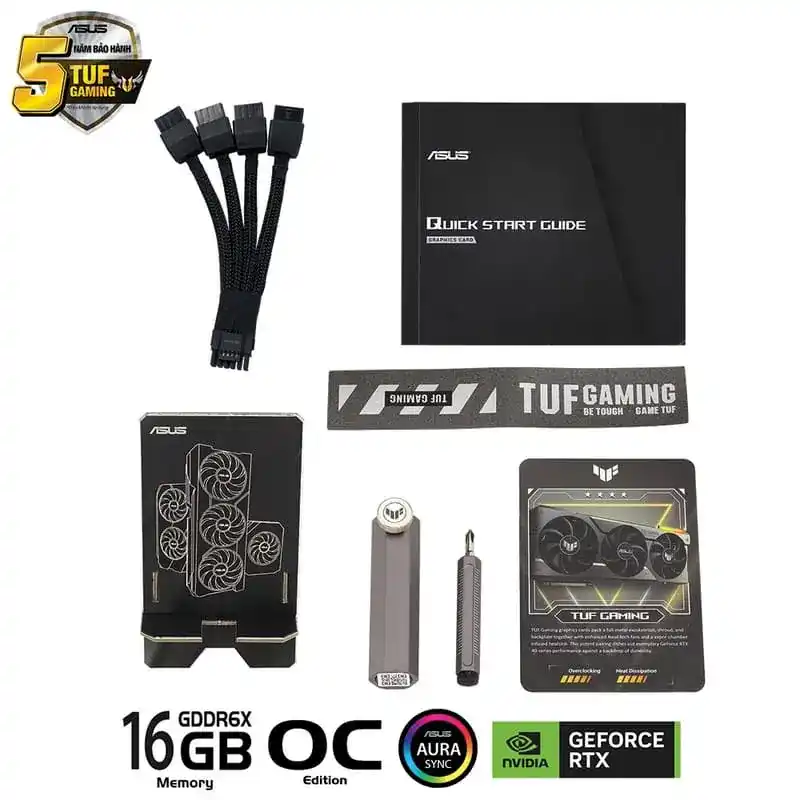 ASUS TUF Gaming GeForce RTX 4080 SUPER 16GB GDDR6X OC Edition (TUF-RTX4080S-O16G-GAMING) Graphics Card 10 ASUS TUF Gaming GeForce RTX 4080 SUPER 16GB GDDR6X OC Edition (TUF-RTX4080S-O16G-GAMING) Graphics Card - Ảnh 10