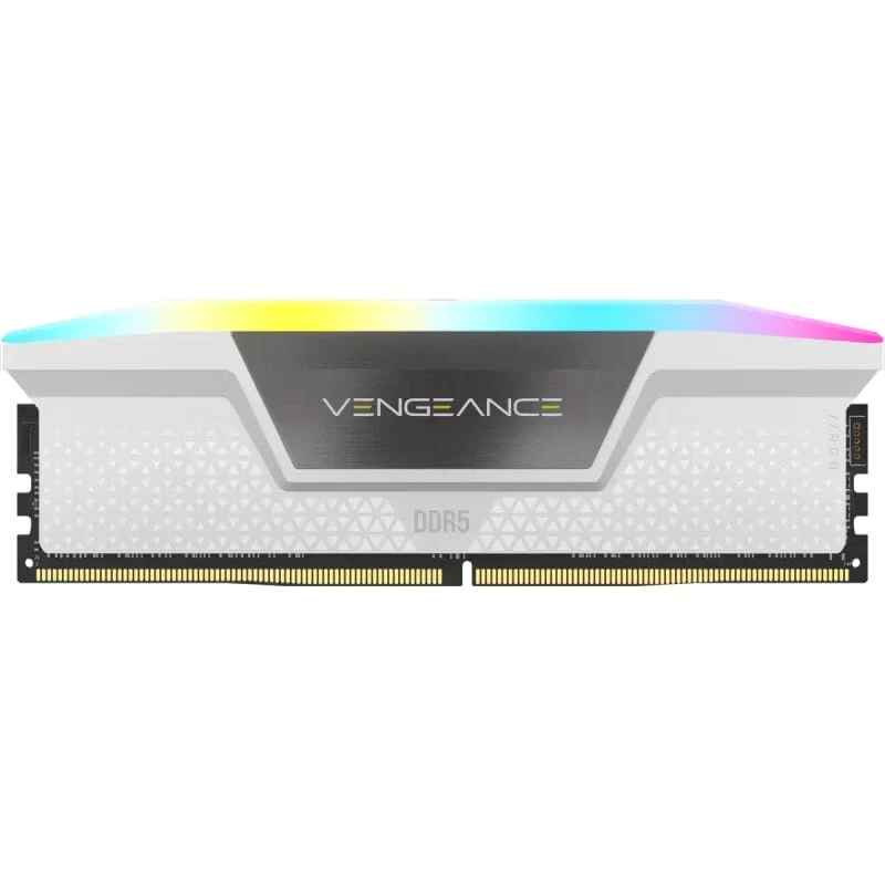 CORSAIR Vengeance RGB 32GB Memory Kit - White, 32GB (2x16GB) DDR5, 5600MHz, CL36 (CMH32GX5M2B5600C36KW) 5 CORSAIR Vengeance RGB 32GB Memory Kit - White, 32GB (2x16GB) DDR5, 5600MHz, CL36 (CMH32GX5M2B5600C36KW) - Ảnh 5