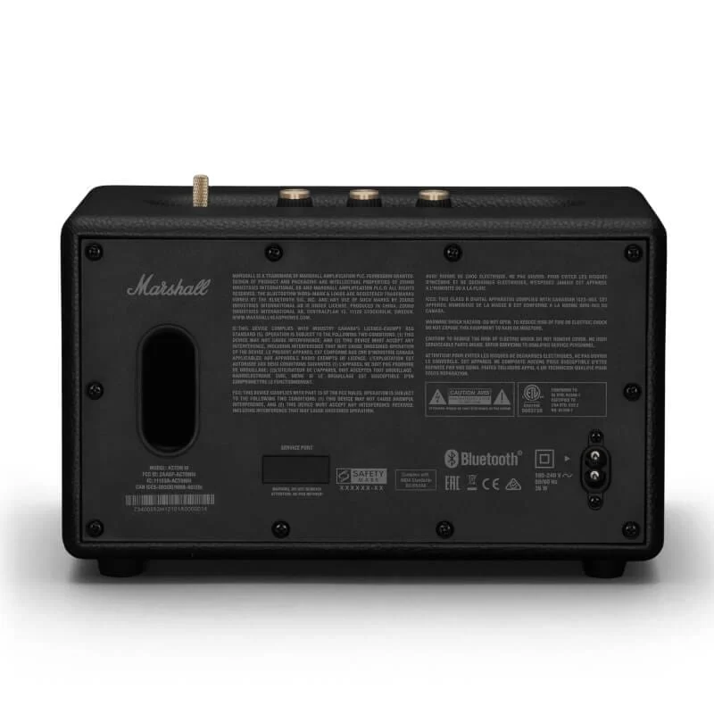 Marshall ACTON III Portable Speakers - Black and Brass, 60W, Bluetooth 5.2, AUX, Knob 6 Marshall ACTON III Portable Speakers - Black and Brass, 60W, Bluetooth 5.2, AUX, Knob - Ảnh 6