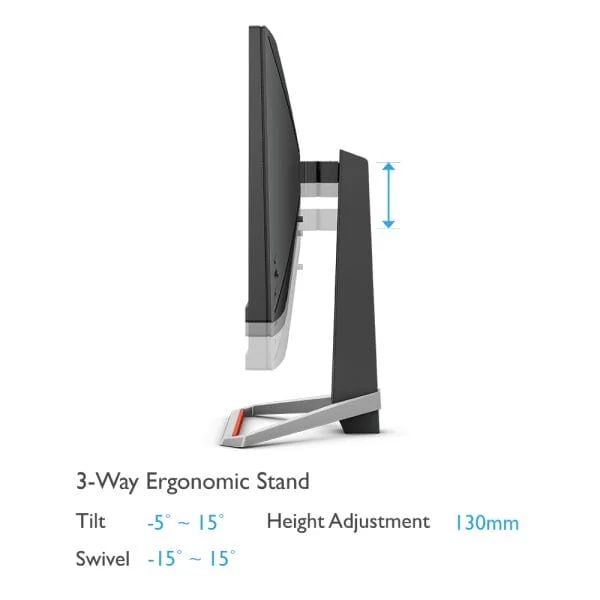 BenQ MOBIUZ EX2710S Gaming Monitor - 27 inch, FHD (1920x1080), HDRi, 1ms IPS 165Hz, FreeSync, 2.5Wx2 6 BenQ MOBIUZ EX2710S Gaming Monitor - 27 inch, FHD (1920x1080), HDRi, 1ms IPS 165Hz, FreeSync, 2.5Wx2 - Ảnh 6