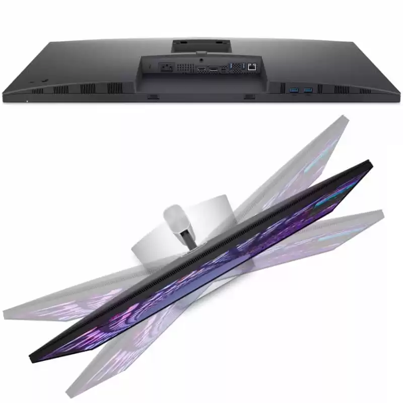 Dell P3223QE Monitor - 31.5 Inch, USB-C, 4K UHD (3840x2160), 60Hz, IPS, 5ms, 99% sRGB, RJ45 3 Dell P3223QE Monitor - 31.5 Inch, USB-C, 4K UHD (3840x2160), 60Hz, IPS, 5ms, 99% sRGB, RJ45 - Ảnh 3