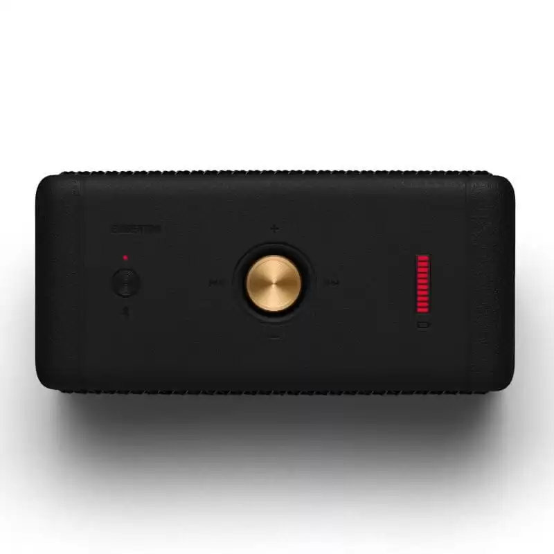 Marshall Emberton II Portable Speakers - Black and Brass, Pin 30H, IP67, 20W, Stack Mode, EQ 5 Marshall Emberton II Portable Speakers - Black and Brass, Pin 30H, IP67, 20W, Stack Mode, EQ - Ảnh 5