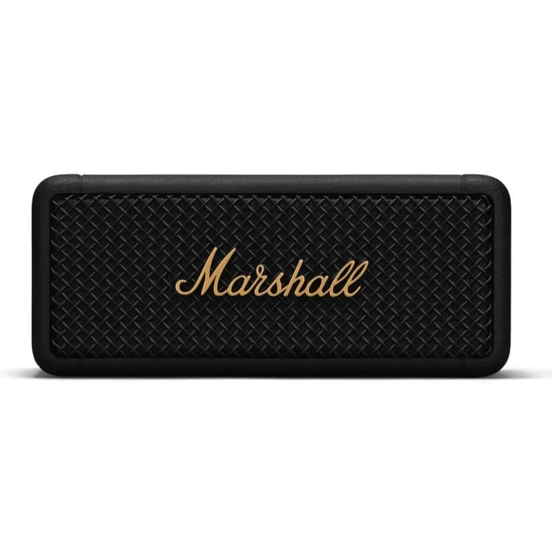 Marshall Emberton II Portable Speakers - Black and Brass, Pin 30H, IP67, 20W, Stack Mode, EQ 4 Marshall Emberton II Portable Speakers - Black and Brass, Pin 30H, IP67, 20W, Stack Mode, EQ - Ảnh 4