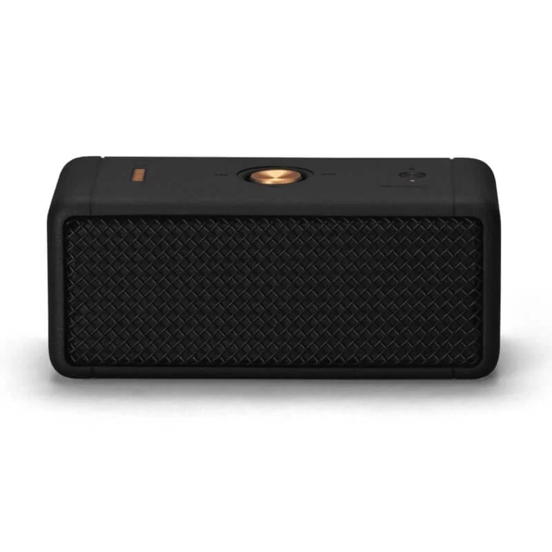 Marshall Emberton II Portable Speakers - Black and Brass, Pin 30H, IP67, 20W, Stack Mode, EQ 3 Marshall Emberton II Portable Speakers - Black and Brass, Pin 30H, IP67, 20W, Stack Mode, EQ - Ảnh 3