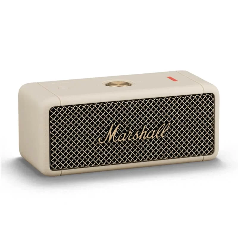 Marshall Emberton II Portable Speakers - Cream, Pin 30H, IP67, 20W, Stack Mode, EQ 1 Marshall Emberton II Portable Speakers - Cream, Pin 30H, IP67, 20W, Stack Mode, EQ