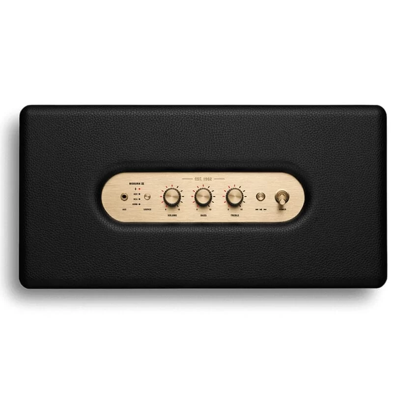 Marshall WOBURN III Bluetooth Portable Speakers - Black and Brass, Bluetooth 5.2, 150W, AUX, RCA, HDMI ARC, Knob 6 Marshall WOBURN III Bluetooth Portable Speakers - Black and Brass, Bluetooth 5.2, 150W, AUX, RCA, HDMI ARC, Knob - Ảnh 6
