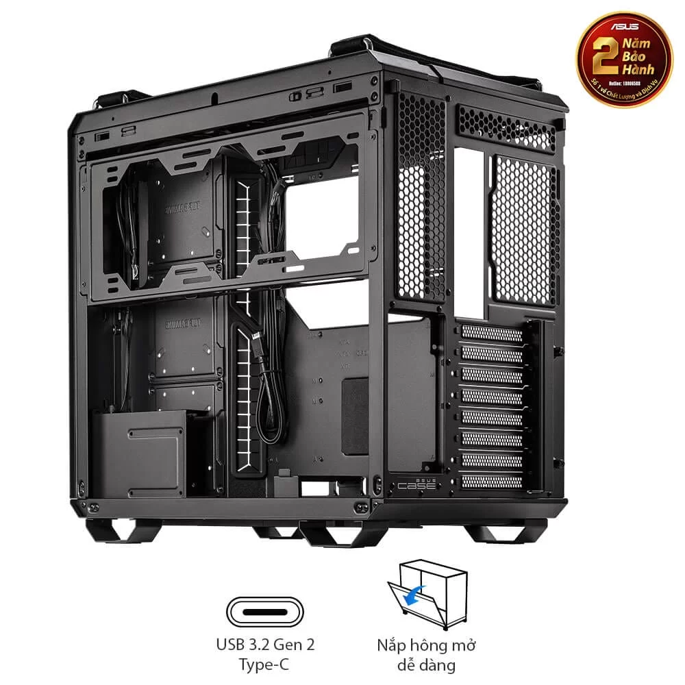 ASUS TUF Gaming GT502 Black Case 3 ASUS TUF Gaming GT502 Black Case - Ảnh 3