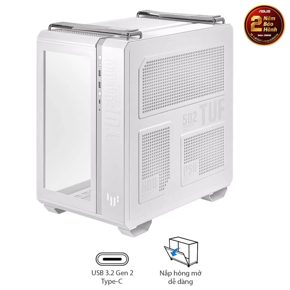 ASUS TUF Gaming GT502 White Case 9 ASUS TUF Gaming GT502 White Case - Ảnh 9