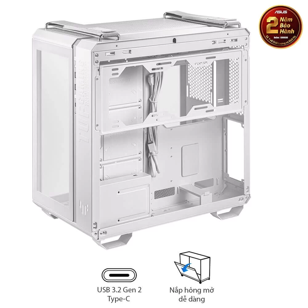 ASUS TUF Gaming GT502 White Case 8 ASUS TUF Gaming GT502 White Case - Ảnh 8