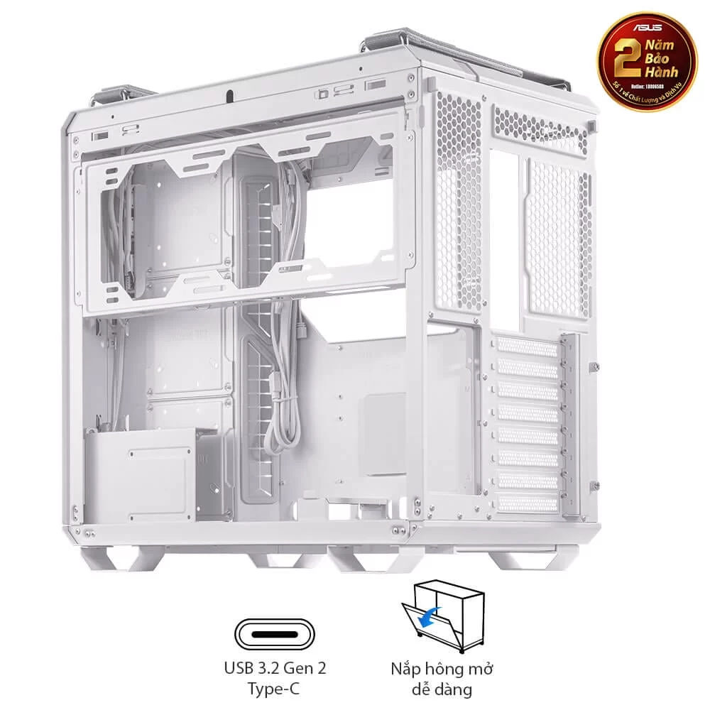ASUS TUF Gaming GT502 White Case 7 ASUS TUF Gaming GT502 White Case - Ảnh 7