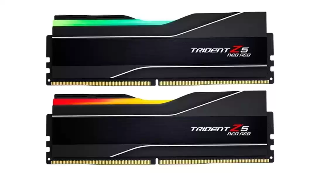 G.Skill Trident Z5 Neo RGB Black 64GB (2x32GB) DDR5 Memory Kit - Intel XMP 3.0 & AMD EXPO, 6000MHz CL36 (F5-6000J3636F32GX2-TZ5NR) 1 G.Skill Trident Z5 Neo RGB Black 64GB (2x32GB) DDR5 Memory Kit - Intel XMP 3.0 & AMD EXPO, 6000MHz CL36 (F5-6000J3636F32GX2-TZ5NR)