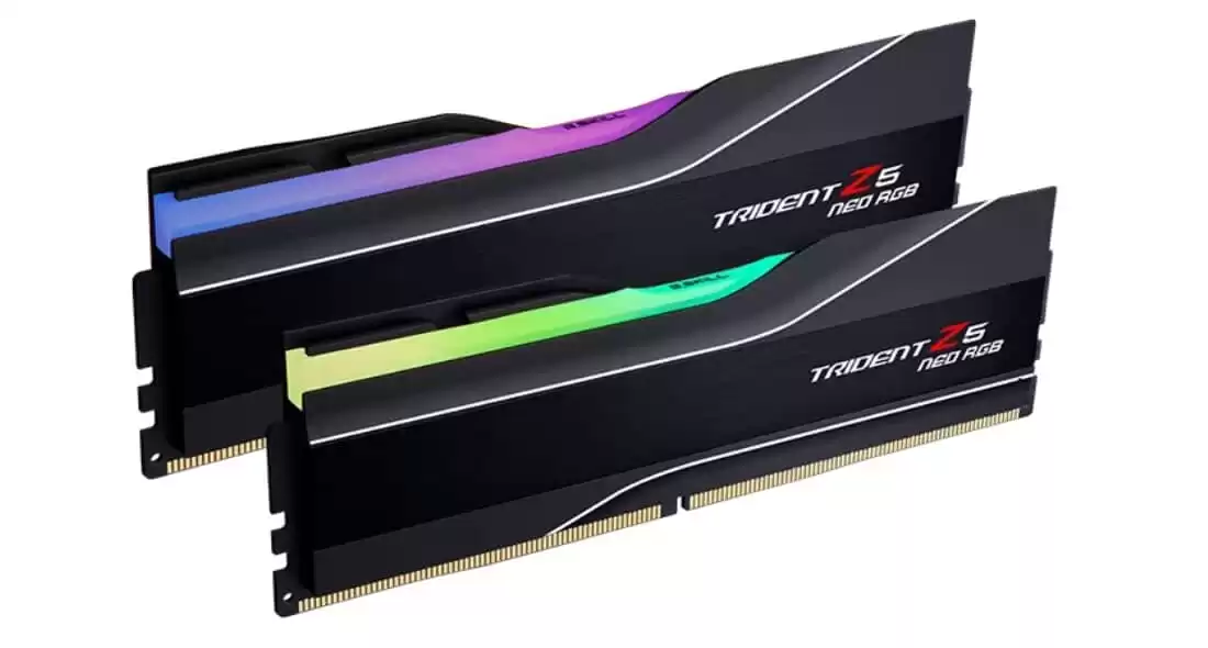 G.Skill Trident Z5 Neo RGB Black 64GB (2x32GB) DDR5 Memory Kit - Intel XMP 3.0 & AMD EXPO, 6000MHz CL36 (F5-6000J3636F32GX2-TZ5NR) 3 G.Skill Trident Z5 Neo RGB Black 64GB (2x32GB) DDR5 Memory Kit - Intel XMP 3.0 & AMD EXPO, 6000MHz CL36 (F5-6000J3636F32GX2-TZ5NR) - Ảnh 3
