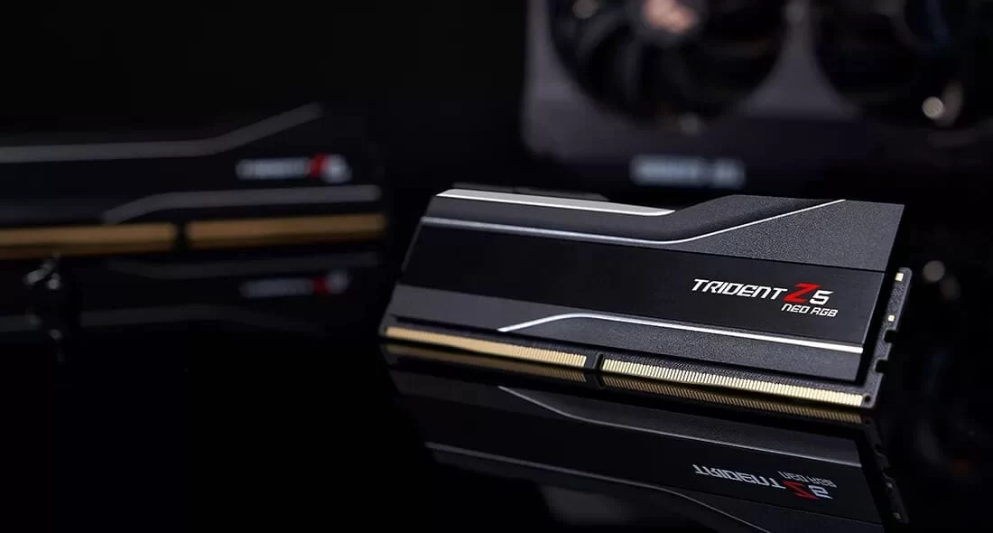 G.Skill Trident Z5 Neo RGB Black 64GB (2x32GB) DDR5 Memory Kit - Intel XMP 3.0 & AMD EXPO, 6000MHz CL36 (F5-6000J3636F32GX2-TZ5NR) 6 G.Skill Trident Z5 Neo RGB Black 64GB (2x32GB) DDR5 Memory Kit - Intel XMP 3.0 & AMD EXPO, 6000MHz CL36 (F5-6000J3636F32GX2-TZ5NR) - Ảnh 6