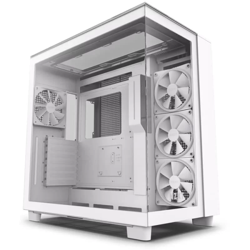 NZXT H9 Elite All White Case - Matte White 1 NZXT H9 Elite All White Case - Matte White