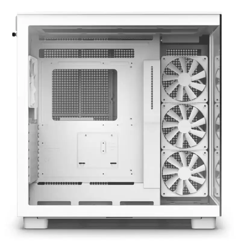 NZXT H9 Flow All White Case - Mattle White 2 NZXT H9 Flow All White Case - Mattle White - Ảnh 2
