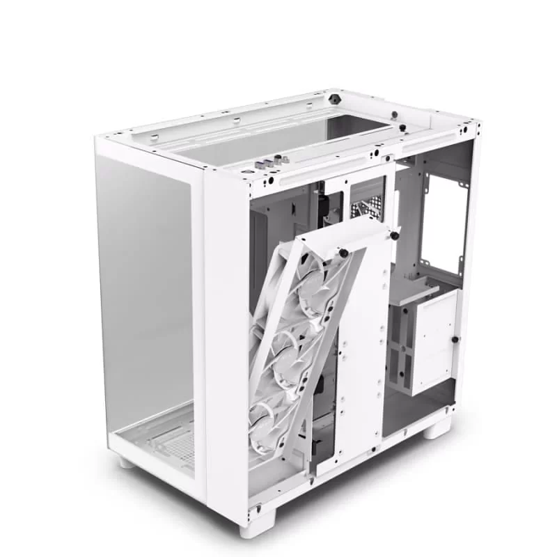 NZXT H9 Flow All White Case - Mattle White 11 NZXT H9 Flow All White Case - Mattle White - Ảnh 11