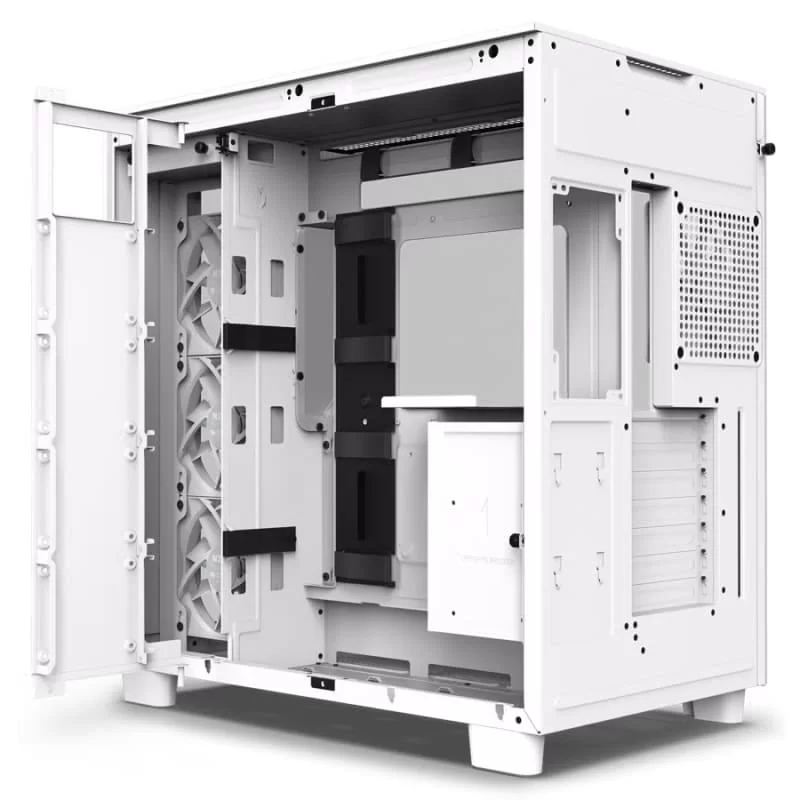 NZXT H9 Flow All White Case - Mattle White 12 NZXT H9 Flow All White Case - Mattle White - Ảnh 12