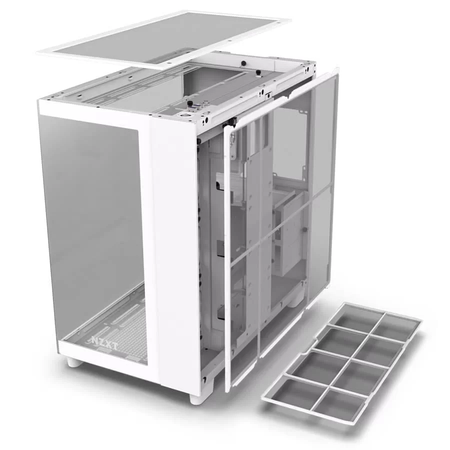 NZXT H9 Flow All White Case - Mattle White 14 NZXT H9 Flow All White Case - Mattle White - Ảnh 14